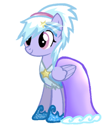 Size: 522x592 | Tagged: safe, artist:skittles91000, cloudchaser, clothes, dress, gala dress