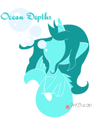 Size: 668x750 | Tagged: safe, artist:n30n-h34rts, derpibooru import, oc, oc only, pony, sea pony, female, mare, solo