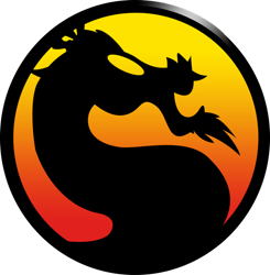 Size: 884x903 | Tagged: safe, artist:kyute-kitsune, discord, logo, mortal kombat, simple background, transparent background