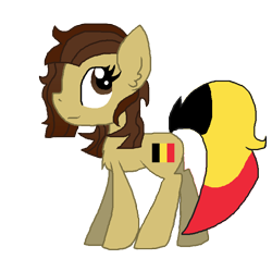 Size: 728x692 | Tagged: safe, artist:pinkielord, derpibooru import, belgium, country, nation ponies, ponified, solo