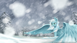 Size: 1024x576 | Tagged: safe, artist:sonicrainboom93, oc, oc only, oc:snowdrop, pegasus, pony, older, solo, wings