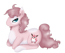 Size: 1007x820 | Tagged: safe, artist:mondlichtkatze, derpibooru import, pokémon, ponified, solo, wigglytuff