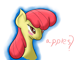 Size: 5000x4000 | Tagged: safe, artist:lordzid, derpibooru import, apple bloom, blushing, solo