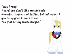 Size: 4000x3000 | Tagged: safe, artist:abluskittle, derpibooru import, prince blueblood, angry, bronyrepellant