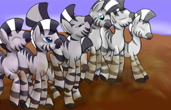 Size: 1170x753 | Tagged: safe, artist:ragingsemi, derpibooru import, zebra, dancing, male, stallion