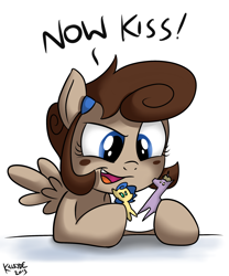 Size: 2000x2400 | Tagged: safe, artist:killryde, oc, oc only, oc:brann flakes, oc:cookie dough, oc:cookie dough (trottingham), oc:milky way, pony, female, mare, now kiss