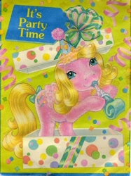 Size: 374x500 | Tagged: safe, derpibooru import, pony, g1, mane, postcard