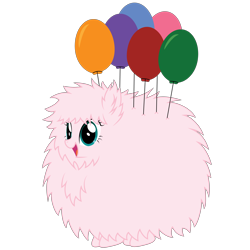 Size: 5000x5000 | Tagged: safe, artist:cl0setbr0ny, derpibooru import, oc, oc only, oc:fluffle puff, absurd resolution, balloon, simple background, solo, transparent background, vector