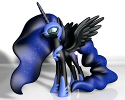 Size: 1280x1024 | Tagged: safe, artist:kp-shadowsquirrel, artist:vidalcris, nightmare moon, 3d, 3d print, shapeways, solo