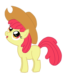 Size: 839x952 | Tagged: safe, artist:dashie-so-cute, derpibooru import, apple bloom, hat, solo