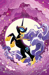 Size: 755x1147 | Tagged: safe, artist:tonyfleecs, derpibooru import, idw, nightmare rarity, spoiler:comic, cover, solo