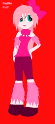 Size: 320x716 | Tagged: safe, artist:djthebat, derpibooru import, oc, oc only, oc:fluffle puff, equestria girls, equestria girls-ified, solo