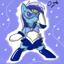 Size: 1000x1000 | Tagged: safe, artist:osakaoji, minuette, pony, 30 minute art challenge, bipedal, sailor moon, solo