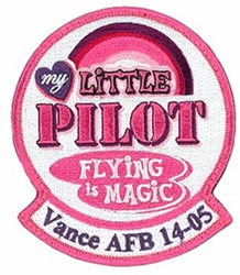 Size: 635x728 | Tagged: safe, derpibooru import, human, air force, badge, irl, morale patch, my little pilot, patch, vance afb 14-05