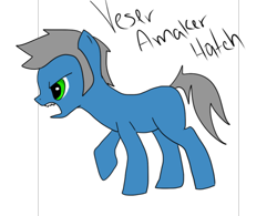 Size: 500x389 | Tagged: safe, crossover, hanna is not a boy's name, ponified, simple background, text, veser amaker hatch