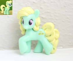 Size: 1051x892 | Tagged: safe, derpibooru import, apple honey, apple tarty, earth pony, pony, apple family, apple family member, background pony, blind bag, comparison, irl, photo, toy