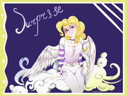 Size: 2499x1904 | Tagged: dead source, safe, artist:matrosha123, surprise, g1, humanized, winged humanization