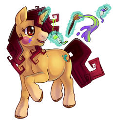 Size: 600x640 | Tagged: safe, artist:kaceymeg, derpibooru import, oc, oc only, pony, unicorn, paint, solo