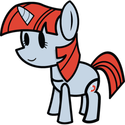 Size: 412x410 | Tagged: safe, artist:fineprint-mlp, derpibooru import, magnet bolt, game mod, mpp64, my paper pony 64, paper mario, paper pony, solo, style emulation, tumblr