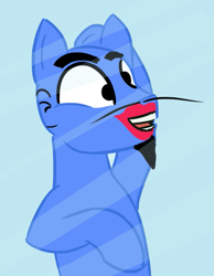 Size: 679x873 | Tagged: artist needed, source needed, safe, bloo (foster's), bored, foster's home for imaginary friends, parody, ponified, solo