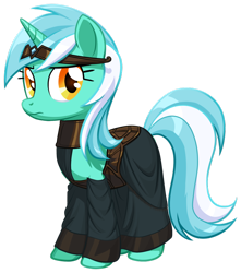 Size: 706x800 | Tagged: safe, artist:endlessnostalgia, derpibooru import, lyra heartstrings, pony, unicorn, battlemage, clothes, crossover, dragon age, fanfic, fanfic art, looking at you, pony age, robe, robes, simple background, solo, standing, transparent background, vector