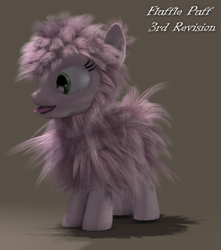 Size: 525x595 | Tagged: safe, artist:kawa, derpibooru import, oc, oc only, oc:fluffle puff, poser, solo, wip