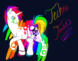 Size: 900x703 | Tagged: safe, artist:cajesthetabby, derpibooru import, oc, oc only, solo, techno tunes