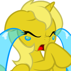 Size: 400x400 | Tagged: safe, oc, oc only, oc:ticket, alicorn, pony, alicorn oc, crying, ocular gushers, simple background, solo, transparent background, vector