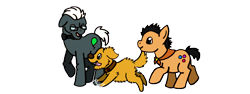 Size: 1818x684 | Tagged: safe, artist:redflamekitty44, derpibooru import, carl, dug, pixar, ponified, russel, up