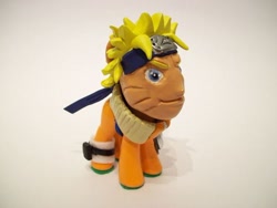 Size: 500x375 | Tagged: safe, artist:ponyrehab, custom, naruto, ponified, toy