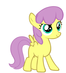 Size: 3000x3312 | Tagged: safe, artist:rainbowdashuk, parasol, background pony, filly, simple background, solo, transparent background, vector, younger