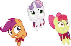 Size: 8339x5366 | Tagged: safe, apple bloom, scootaloo, sweetie belle, absurd resolution, cutie mark crusaders