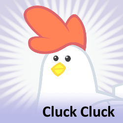 Size: 250x250 | Tagged: safe, chicken, simple background, spoilered image joke, text, white background