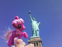 Size: 640x480 | Tagged: safe, artist:theirishbronyx, derpibooru import, cheerilee, new york, north america, photo, ponies around the world, solo, statue of liberty, united states of america