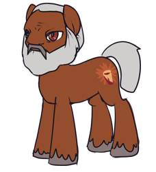 Size: 900x988 | Tagged: safe, artist:inlucidreverie, derpibooru import, earth pony, pony, beard, karl marx, simple background, solo, transparent background