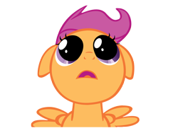 Size: 3200x2400 | Tagged: safe, artist:atmospark, derpibooru import, scootaloo, simple background, solo, transparent background, vector