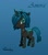 Size: 826x946 | Tagged: safe, artist:mr-samson, derpibooru import, oc, oc only, oc:amora, changeling, hybrid, blue background, female, interspecies offspring, offspring, parent:queen chrysalis, parent:shining armor, parents:shining chrysalis, quadrupedal, simple background, solo