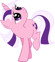 Size: 3000x3419 | Tagged: safe, artist:lauren faust, artist:the smiling pony, derpibooru import, twilight, g1, colored, g1 to g4, generation leap, simple background, solo, swapped cutie marks, transparent background, vector, what could have been