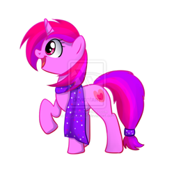 Size: 900x900 | Tagged: safe, artist:maplesunrise, oc, oc only, pony, unicorn, clothes, scarf, solo