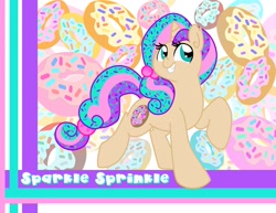 Size: 1017x786 | Tagged: safe, artist:neeko48, derpibooru import, oc, oc only, pony, unicorn, donut, solo