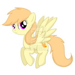 Size: 900x900 | Tagged: safe, artist:maplesunrise, oc, oc only, oc:mapleshine, pegasus, pony, solo, watermark