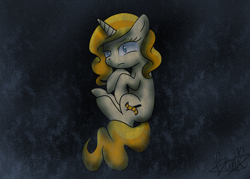 Size: 900x643 | Tagged: safe, artist:maplesunrise, oc, oc only, pony, fear