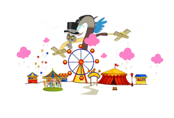 Size: 1050x715 | Tagged: safe, artist:mysterymelt, derpibooru import, discord, carnival of chaos, headcanon, puppet, simple background, transparent background, vector