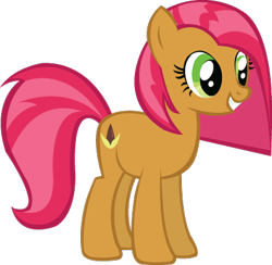 Size: 397x388 | Tagged: safe, artist:schwarzekatze4, derpibooru import, babs seed, alternate cutie mark, alternate universe, harmony-verse, simple background, solo, transparent background, vector