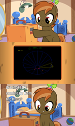 Size: 640x1080 | Tagged: safe, derpibooru import, edit, button mash, earth pony, pony, arcade, atari, button's adventures, button's odd game, c:, colt, confused, crossover, frown, male, meme, sitting, smiling, tempest, text