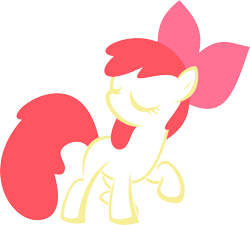 Size: 4626x4172 | Tagged: safe, artist:up1ter, derpibooru import, apple bloom, earth pony, pony, absurd resolution, blank flank, bow, eyes closed, female, filly, foal, hair bow, hooves, lineart, raised hoof, simple background, solo, transparent background