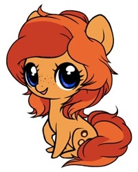 Size: 241x300 | Tagged: safe, artist:ponymonster, oc, oc only, oc:peanut bucker, earth pony, pony, simple background, solo