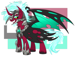 Size: 2430x1818 | Tagged: safe, artist:wolframclaws, derpibooru import, oc, oc only, demon, simple background, solo, transparent background