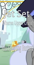 Size: 309x591 | Tagged: safe, derpibooru import, edit, edited screencap, screencap, caesar, carrot top, golden harvest, jet set, upper crust, the crystal empire, cropped