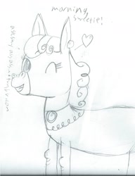 Size: 1247x1621 | Tagged: safe, artist:2shyshy, matilda, donkey, 30 minute art challenge, heart